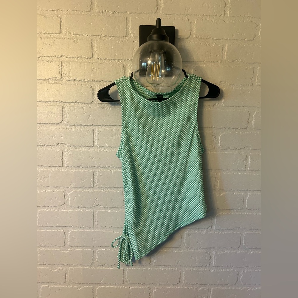 Wild Fable Mint Green Asymmetrical Tank Top